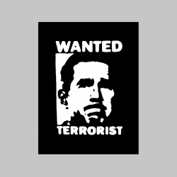 Bush - Wanted Terrorist chrbtová nášivka veľkosť cca. A4 (po krajoch neobšívaná)